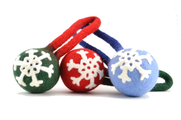 Felted Wool Ball with Handle