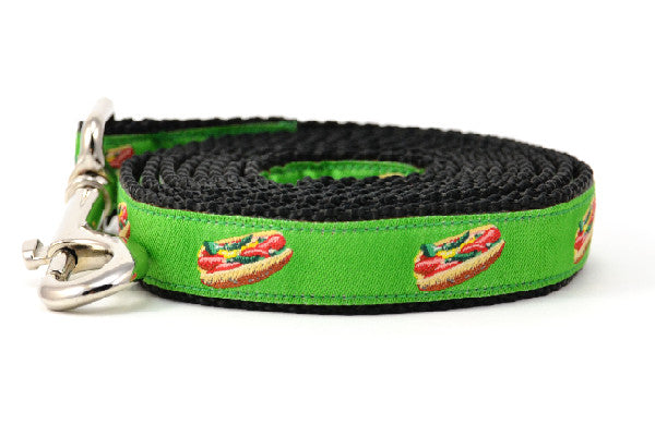 Chicago Hot Dog Leashes Small 6 x 3 4 Green