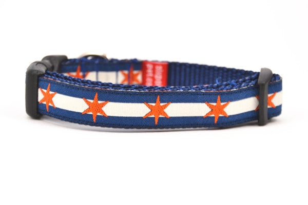 Orange and blue dog hot sale collar