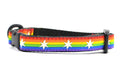 Rainbow Pride Six Point Star Dog Collars